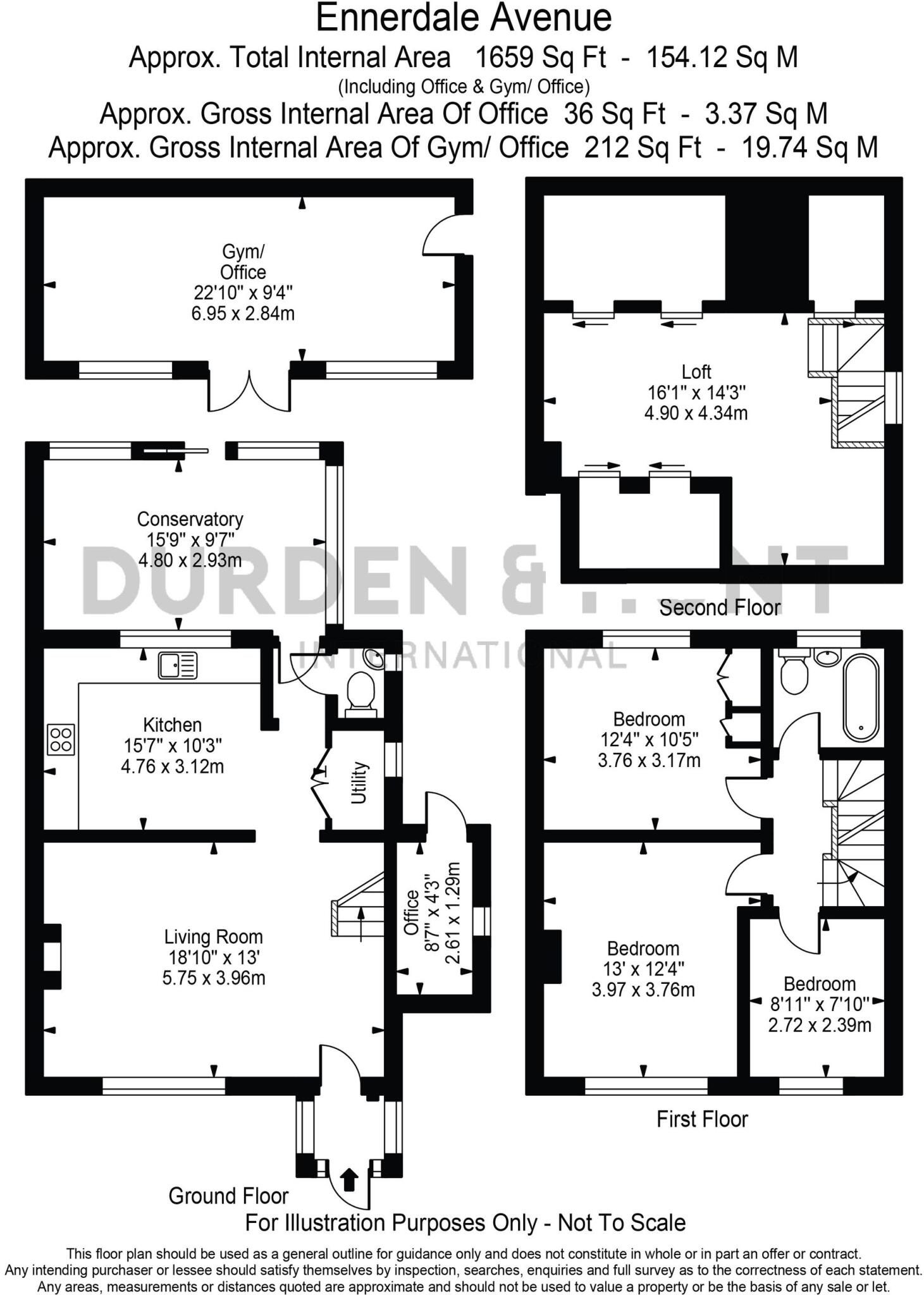 Ennerdale Avenue, Hornchurch, RM12 floorplan
