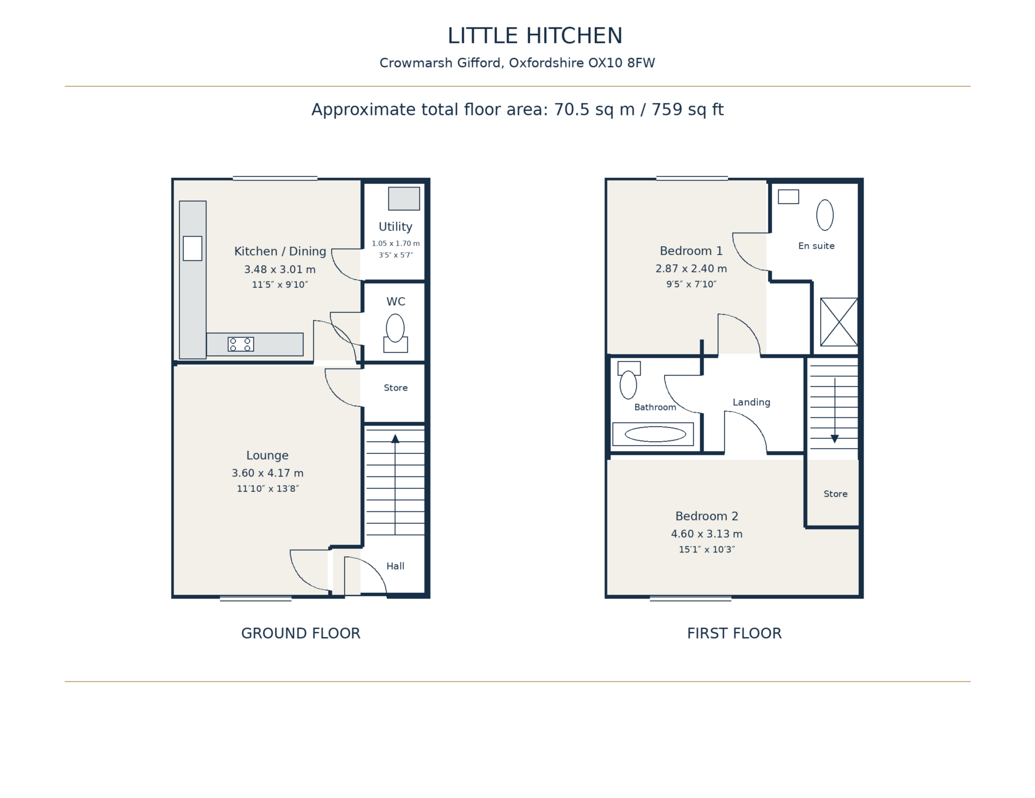 Little Hitchen, Crowmarsh Gifford floorplan