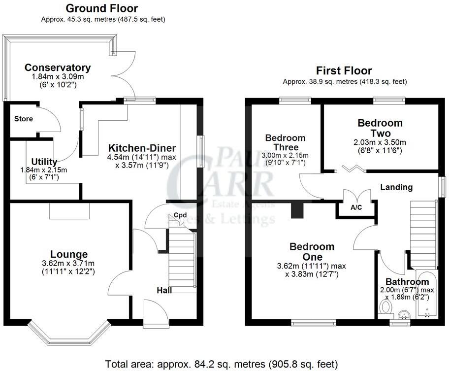 Brunswick Road, Cannock floorplan