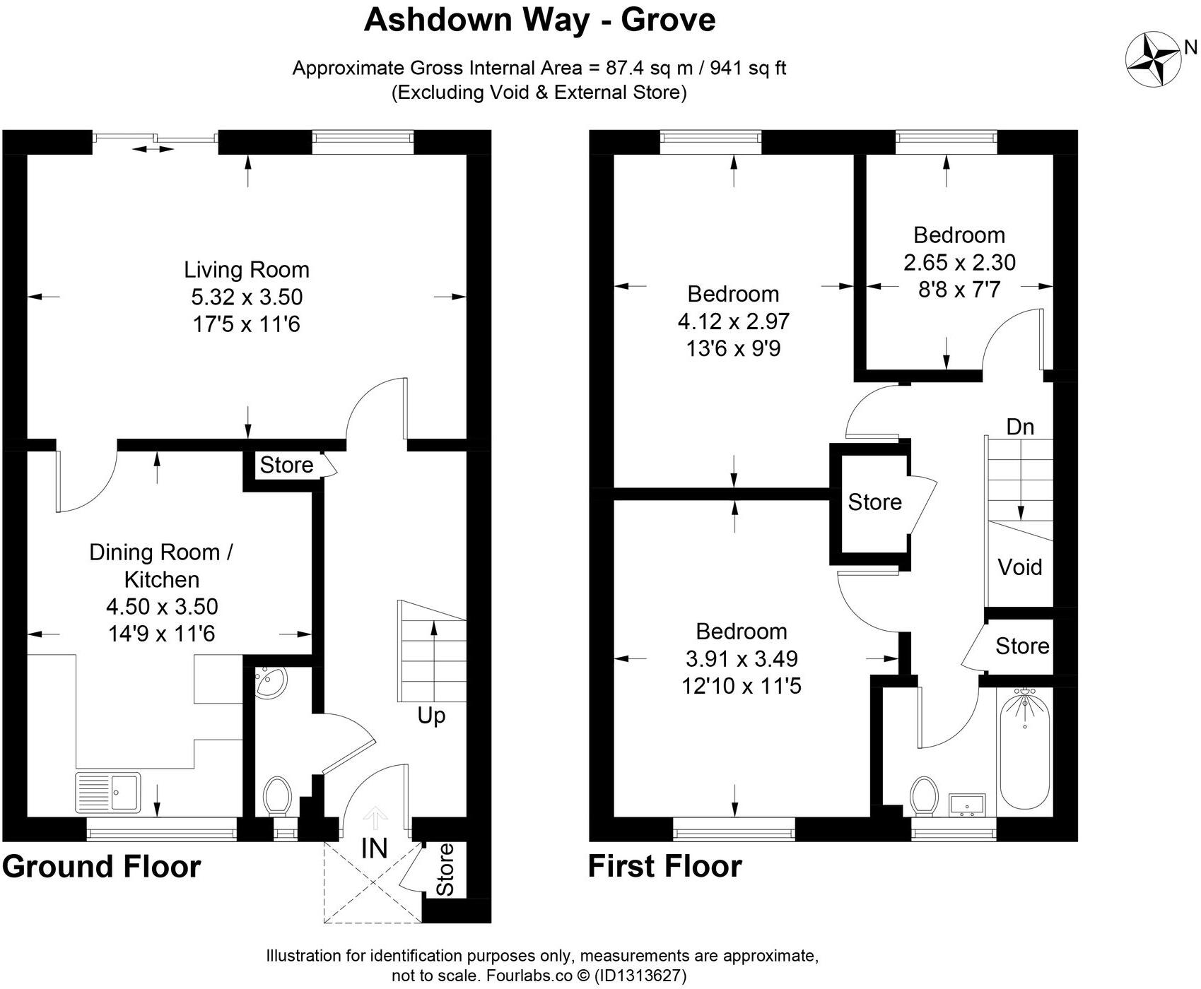 Ashdown Way, Grove, OX12 floorplan