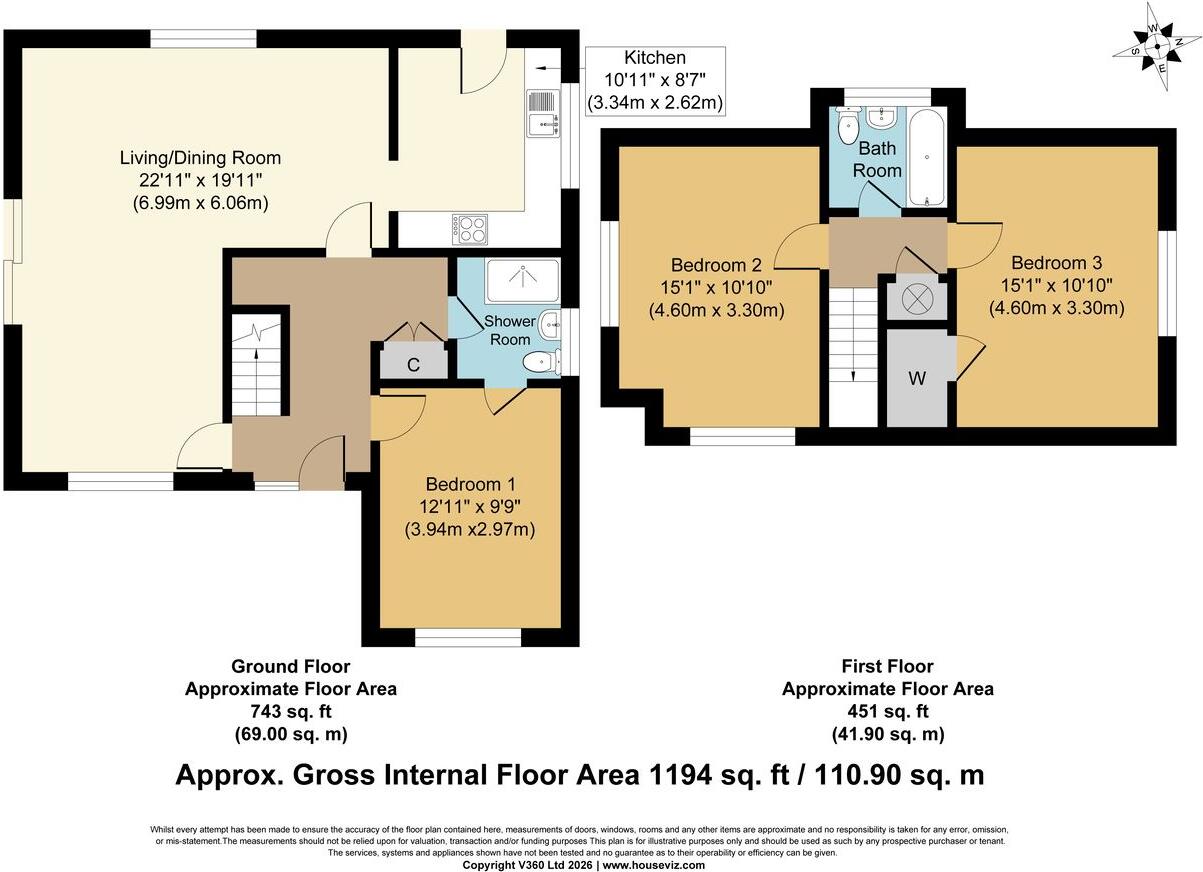 Hawksdown View, Seaton, Devon, EX12 floorplan