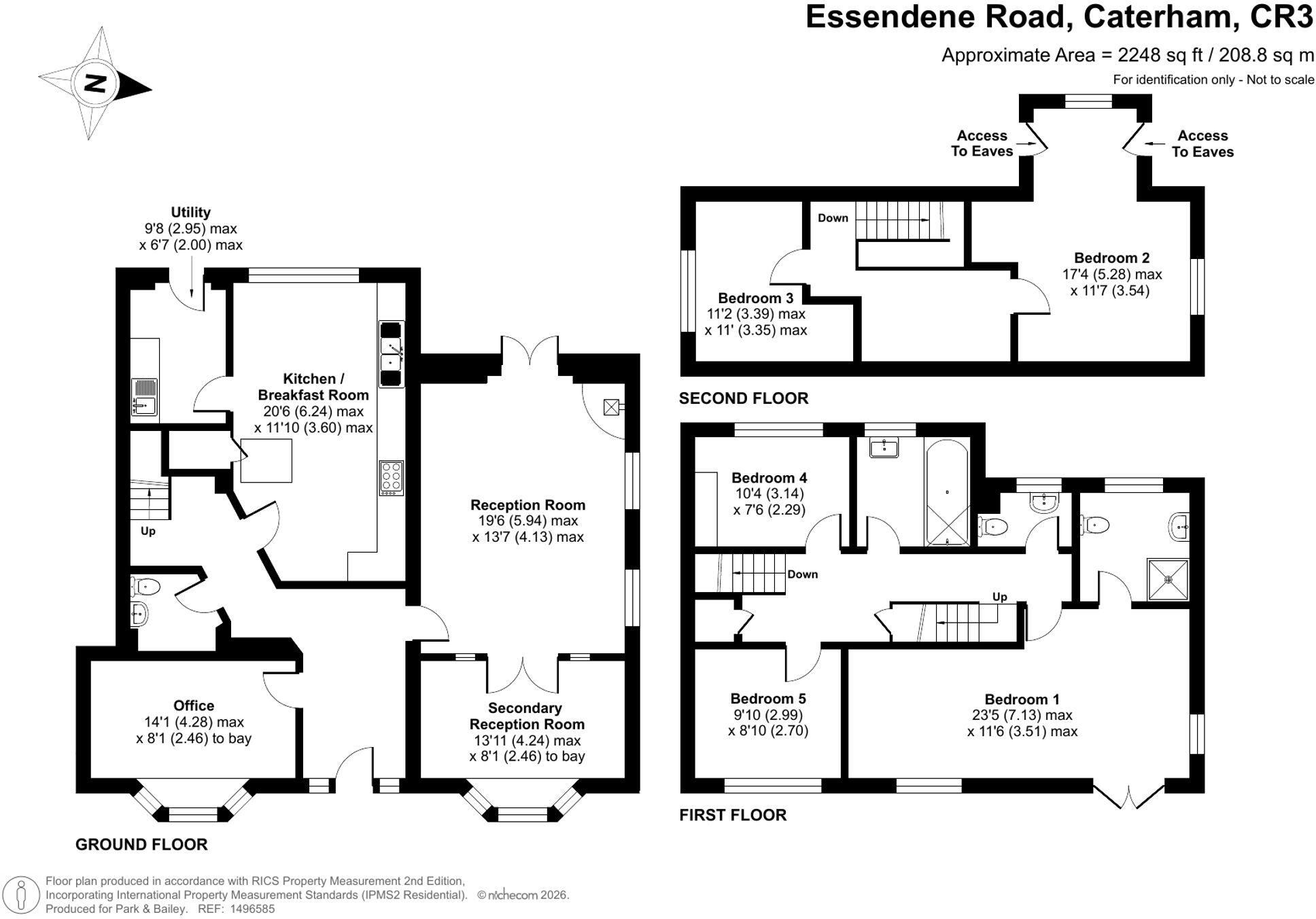 Essendene Road, Caterham, CR3 floorplan