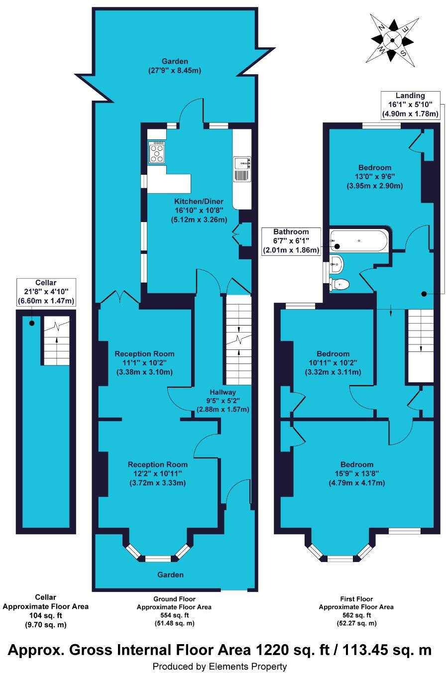 Chertsey Road, Leytonstone, London, E11 4DG floorplan