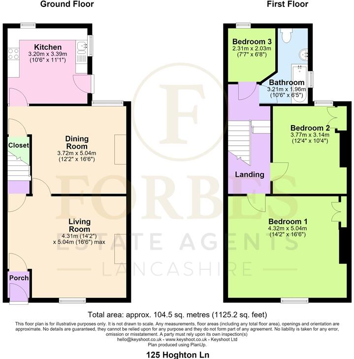 Hoghton Lane, Hoghton, PR5 floorplan