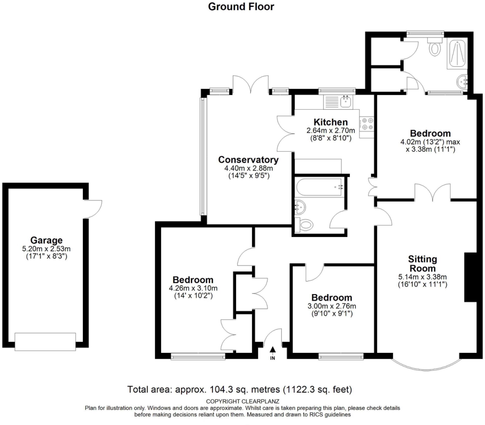 **LARGE CORNER PLOT**Byron Close, SP11 floorplan