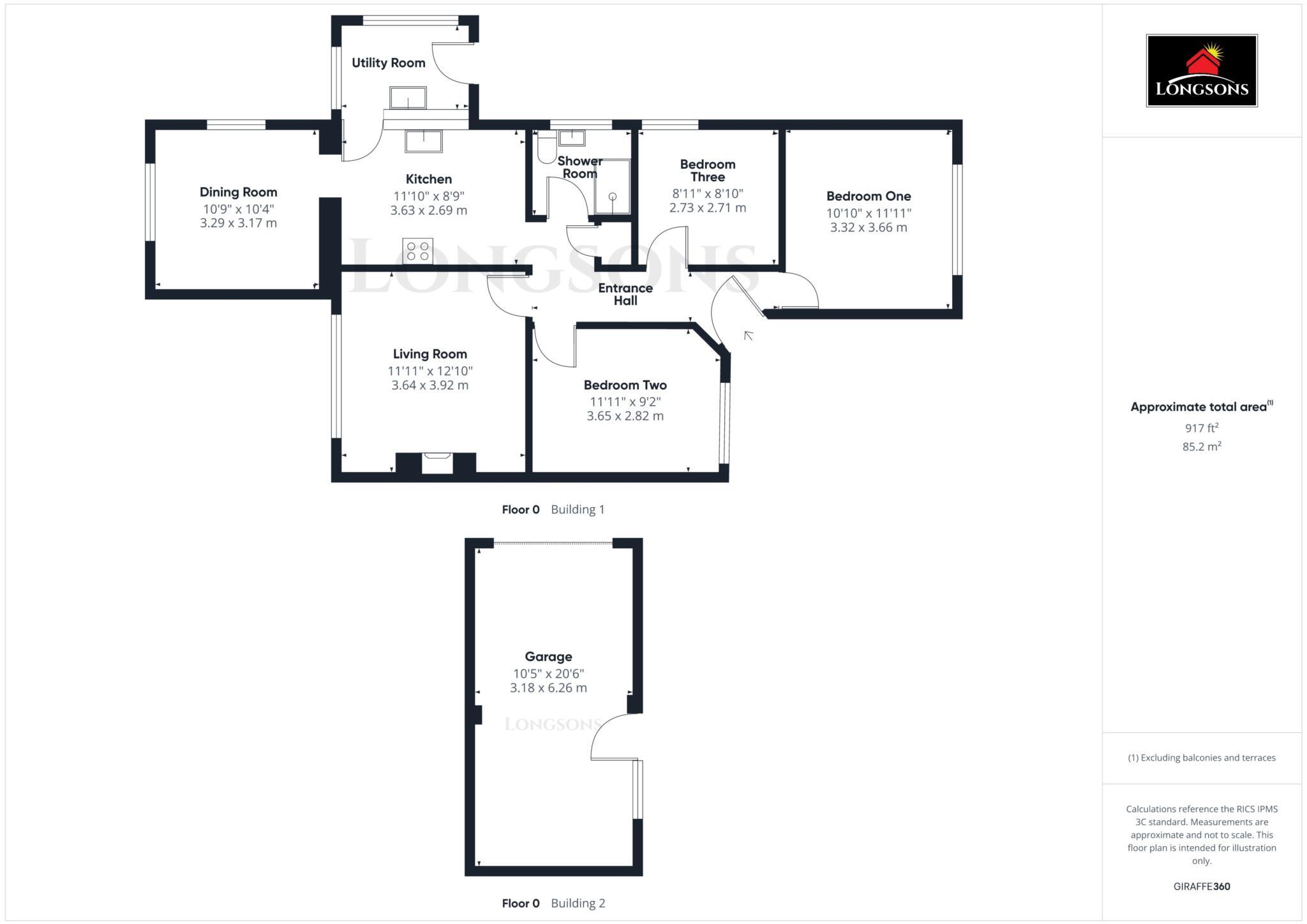 Sandy Lane, Dereham floorplan