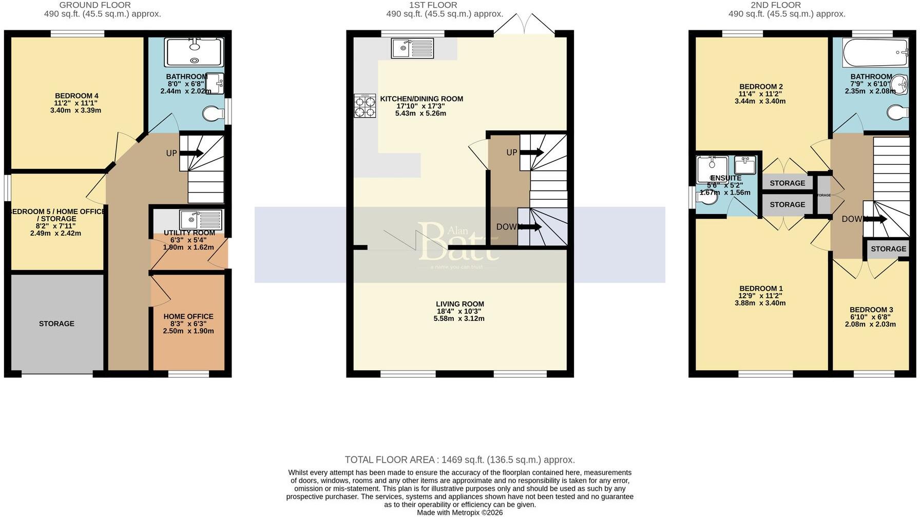 Bentham Place, Standish, WN6 floorplan
