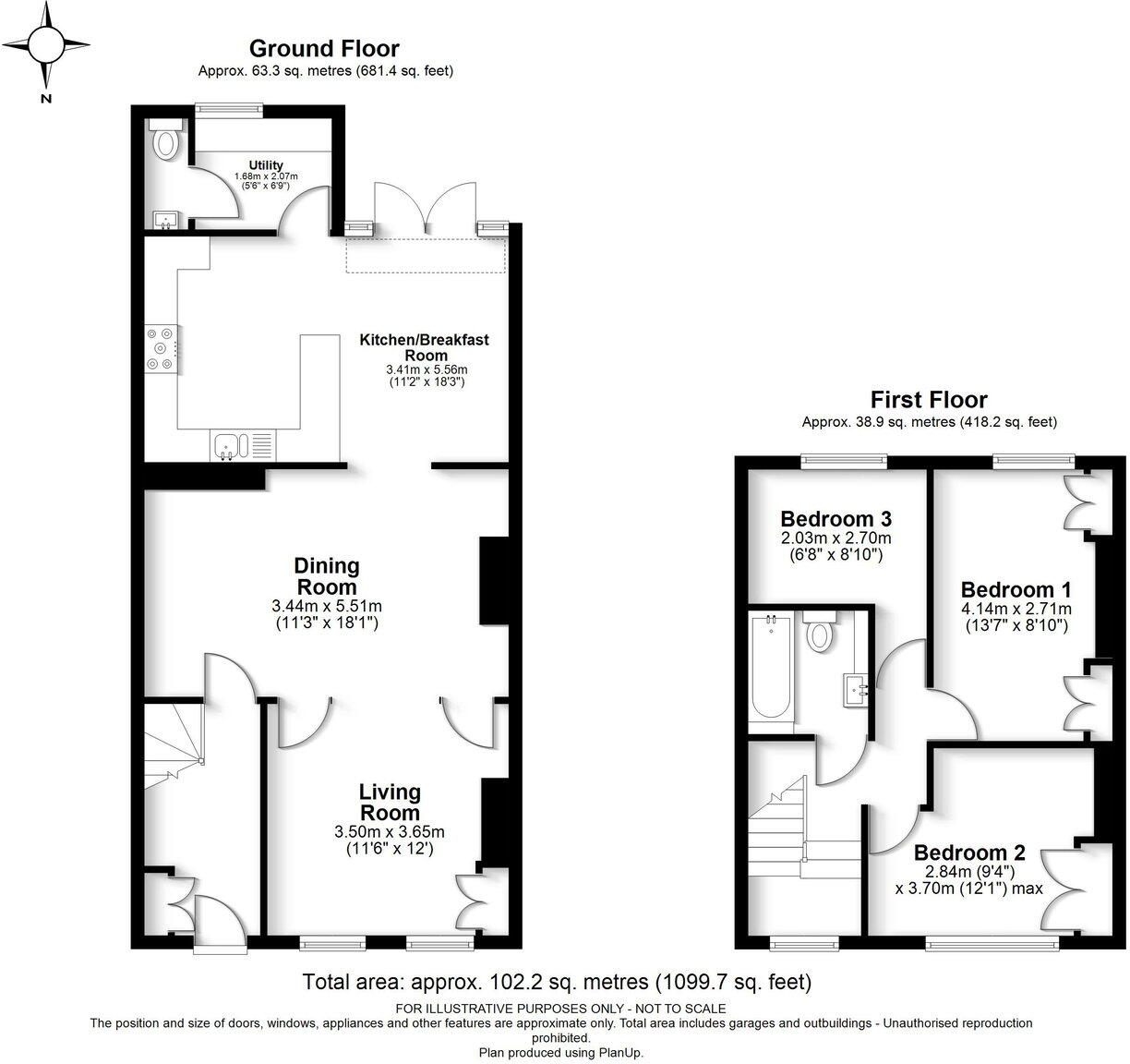 Dickinson Square, Croxley Green, Rickmansworth, WD3 3EY floorplan