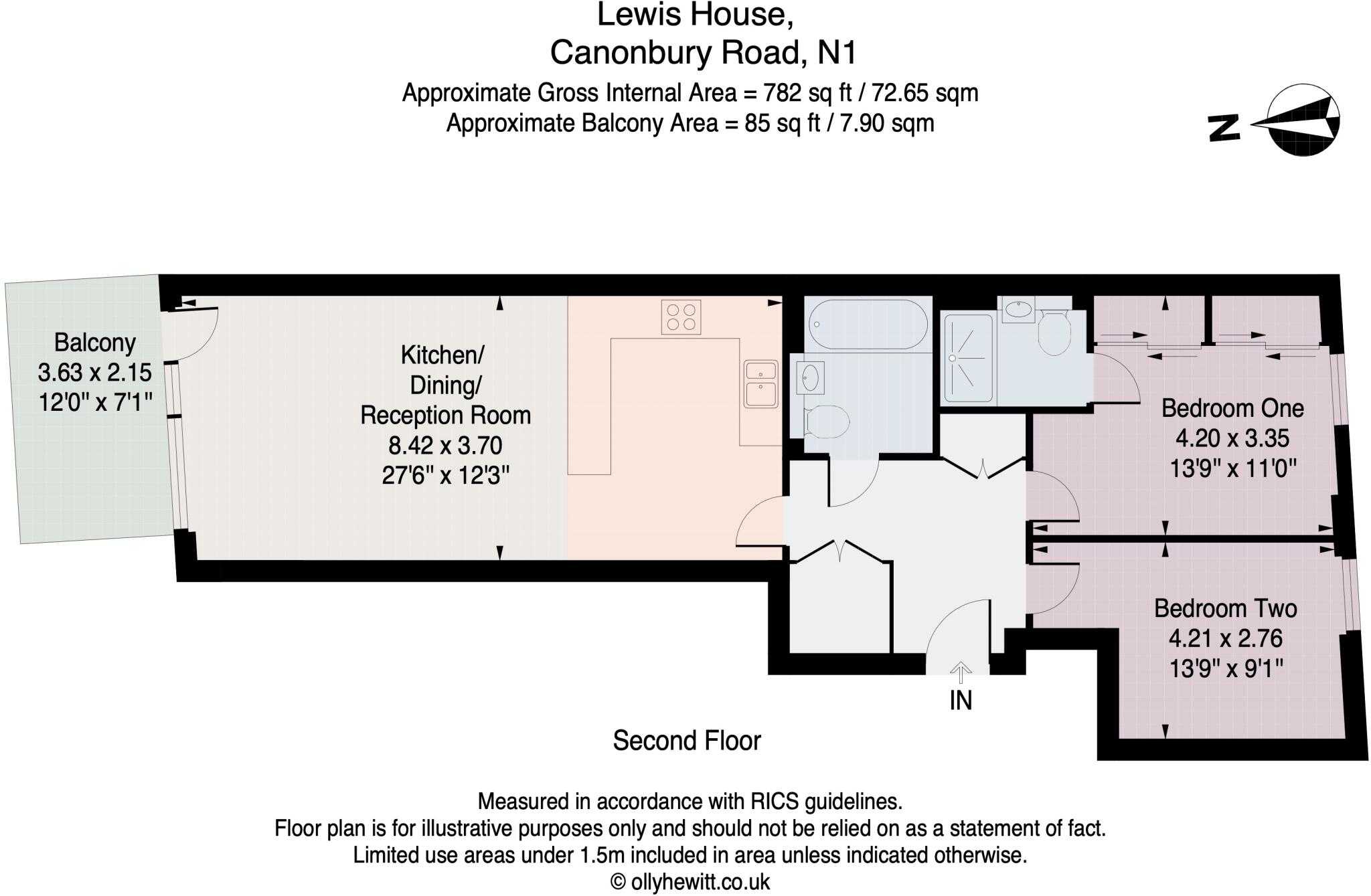 85 Canonbury Road, Islington, London, N1 floorplan