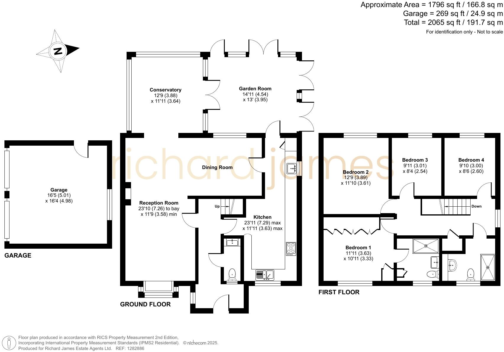 Wicks Close, Haydon Wick, Swindon, SN25 floorplan
