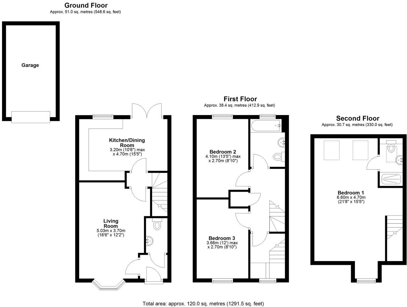 Newitt Road, Bicton Heath, Shrewsbury floorplan