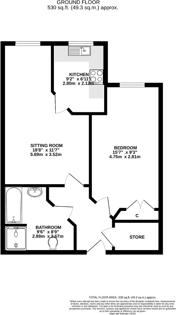 Mutton Hall Hill, Heathfield, East Sussex, TN21 8GB floorplan