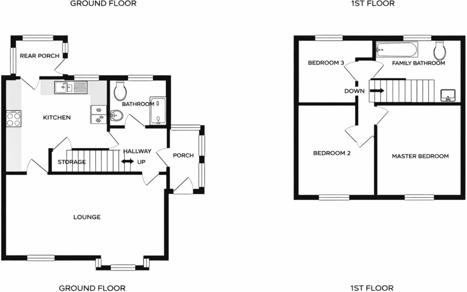 Warren Drive, Bacup, Rossendale floorplan