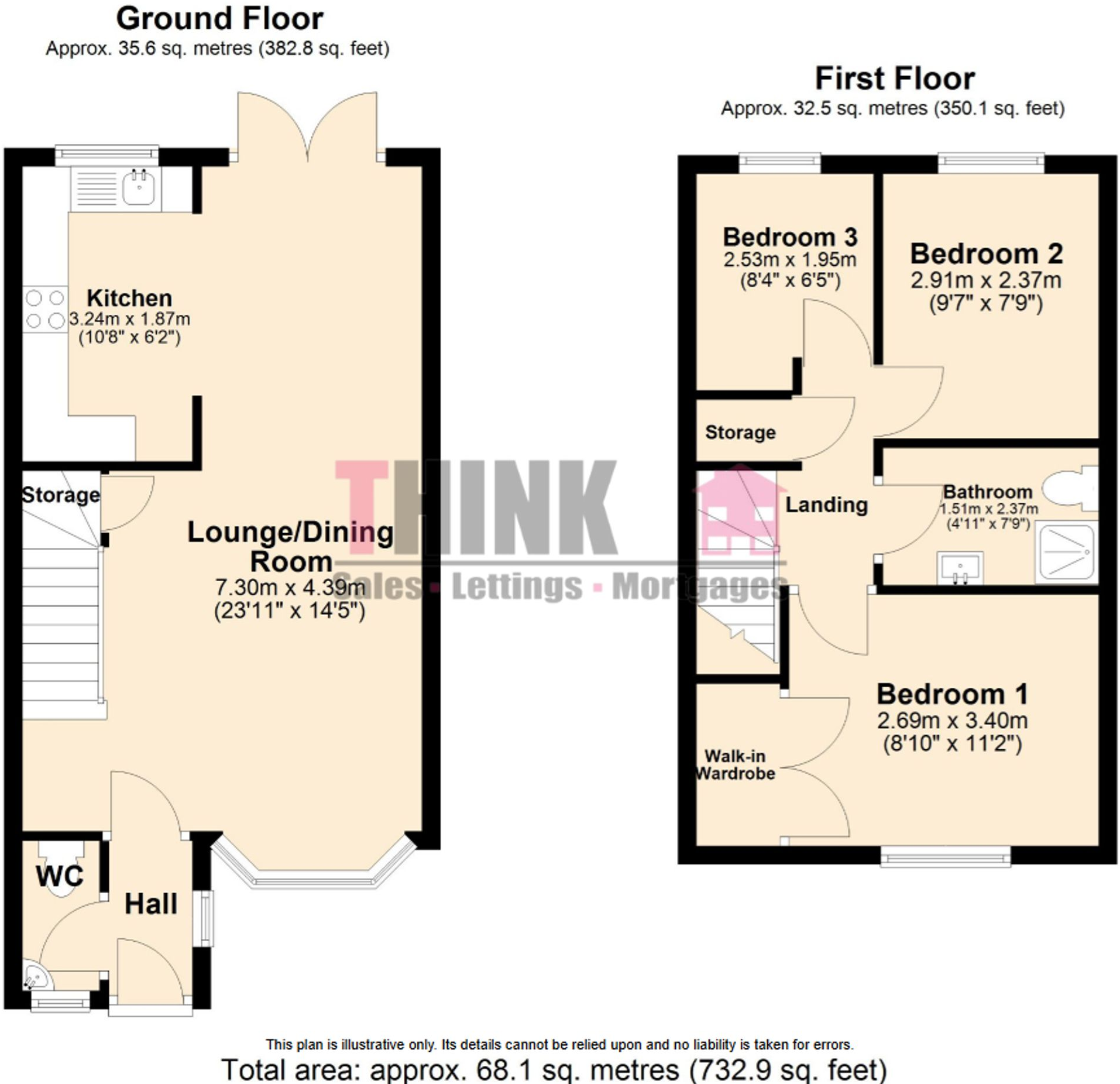 Raleigh Close, Newton-Le-Willows, WA12 floorplan