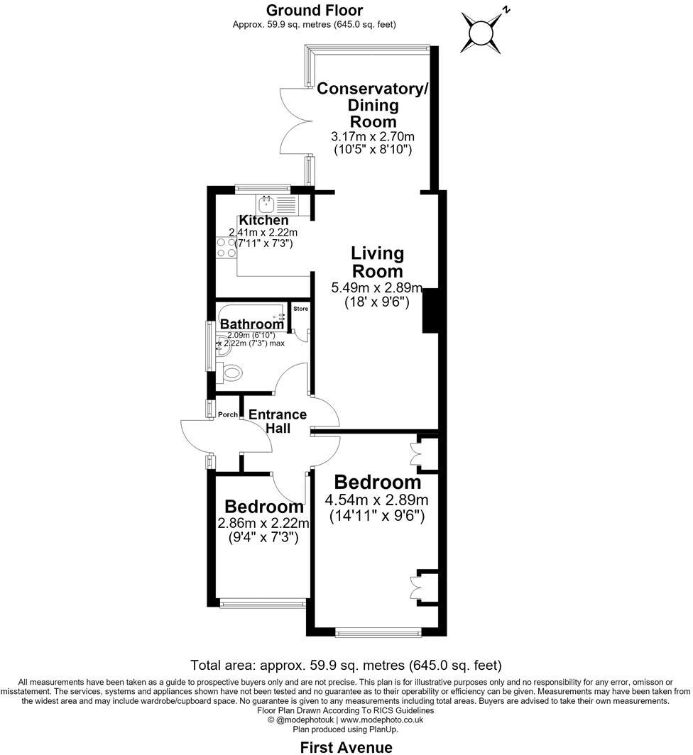First Avenue, Billericay floorplan
