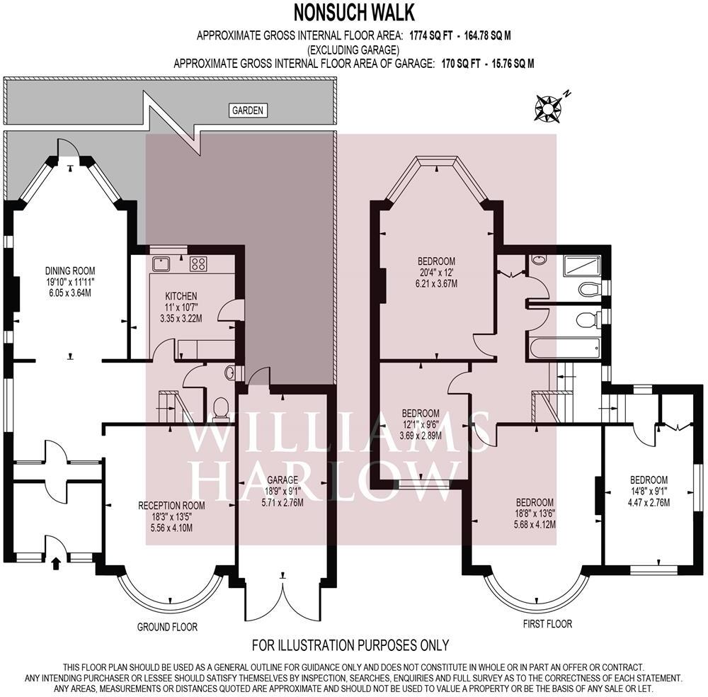 Nonsuch Walk, Cheam, Sutton floorplan
