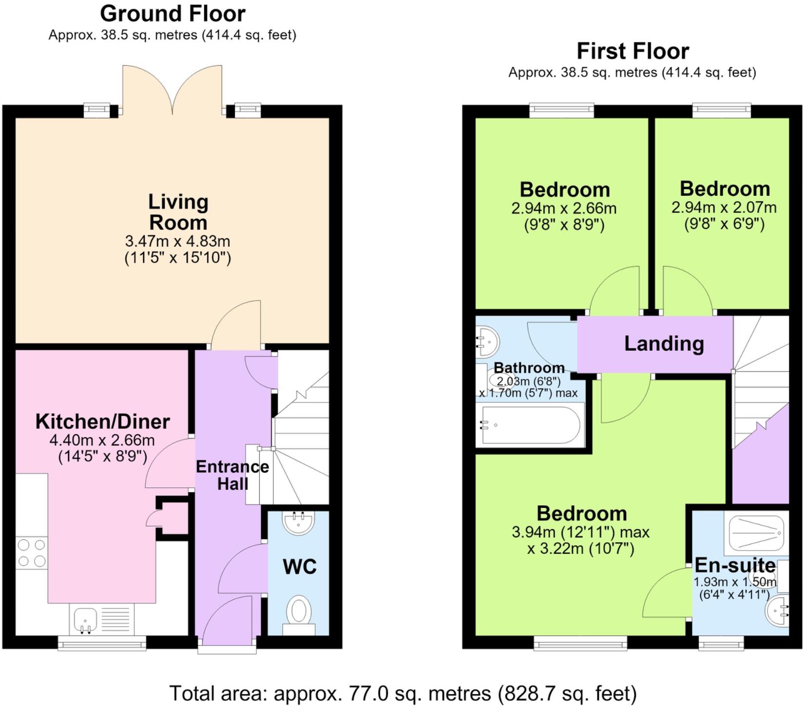Blockley Road, Hadley, Telford, Shropshire, TF1 5TA floorplan