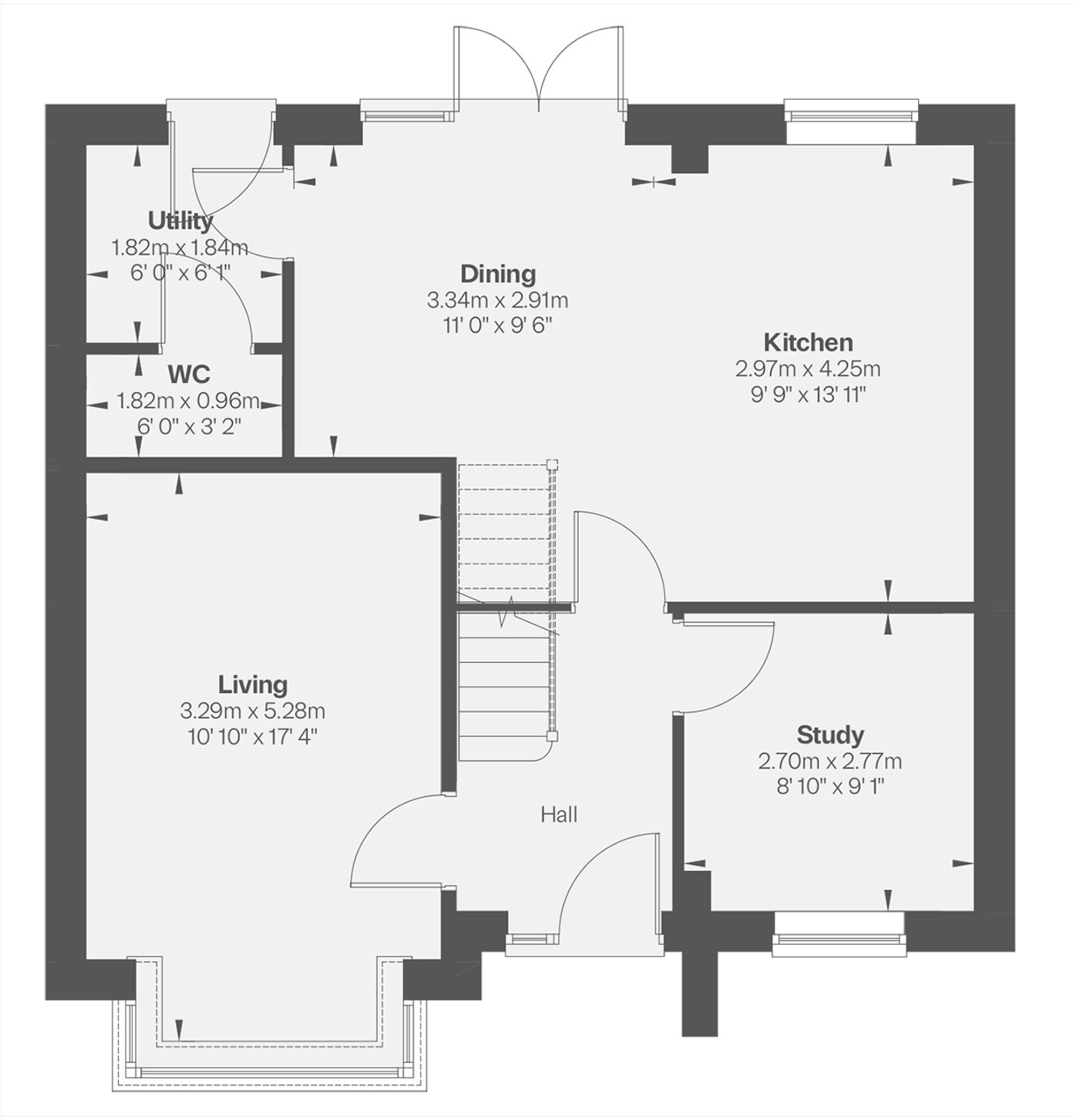 Plot 17, The Gardener, Mapperley Meadows, Mapperley Plains - NG3 5RW floorplan
