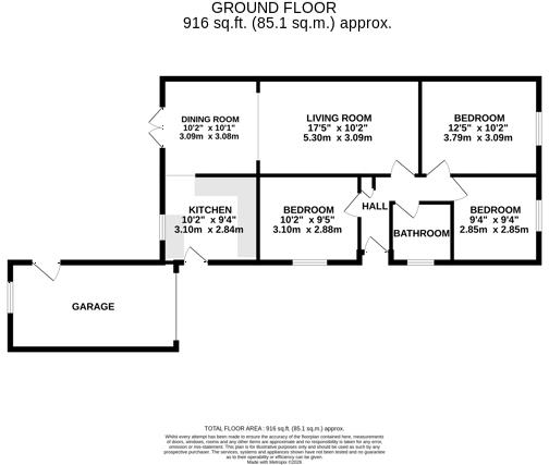 Gilling Way, Swindon floorplan