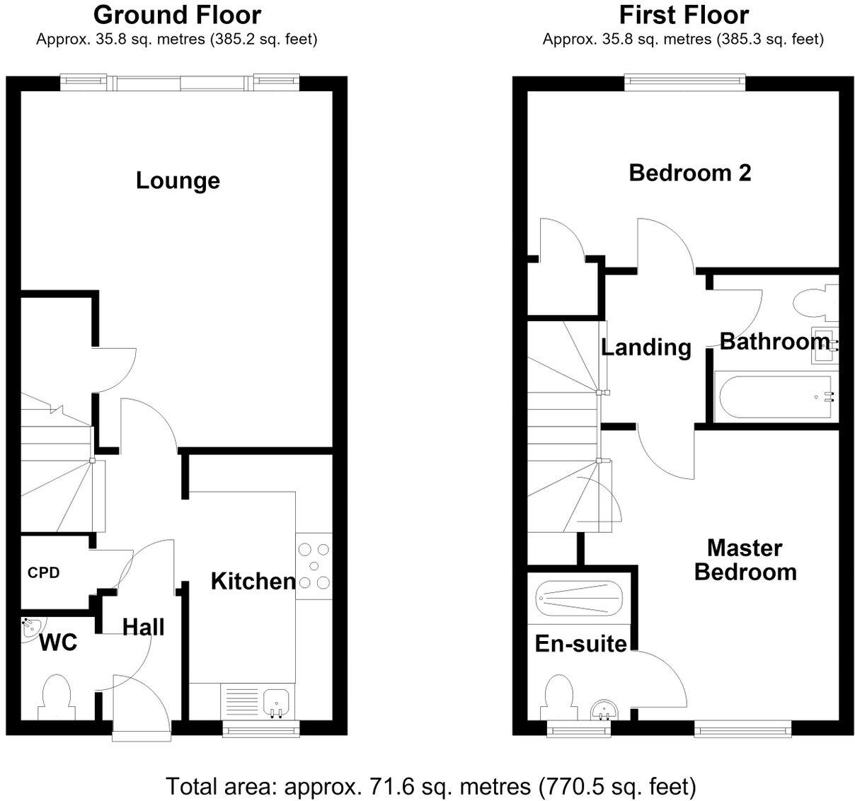 Columbine Avenue, Callerton, Newcastle upon Tyne, NE5 1EZ floorplan