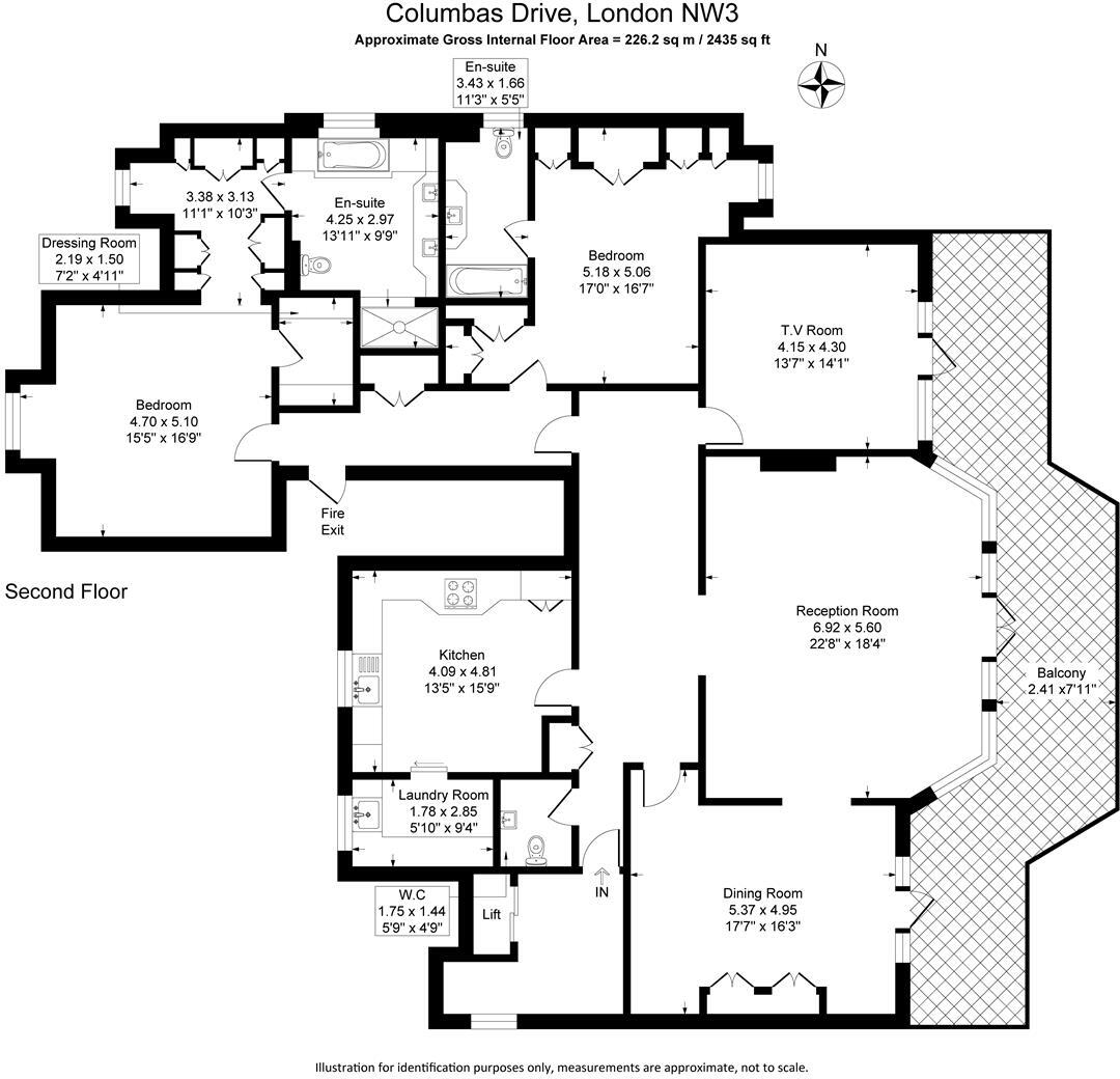 SPANIARDS ROAD, HAMPSTEAD, NW3 floorplan