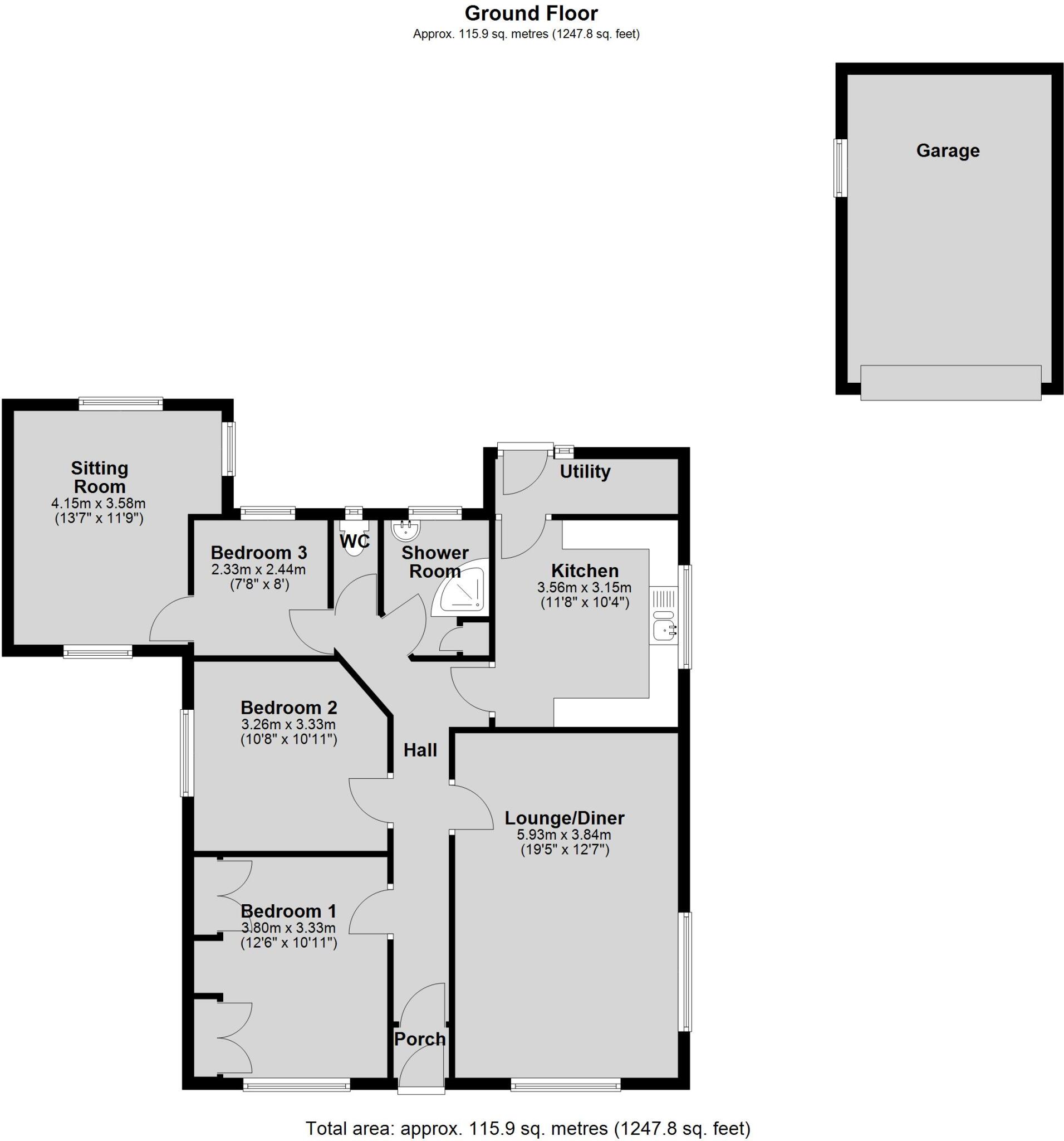 Hillman Close, Bracebridge Heath floorplan