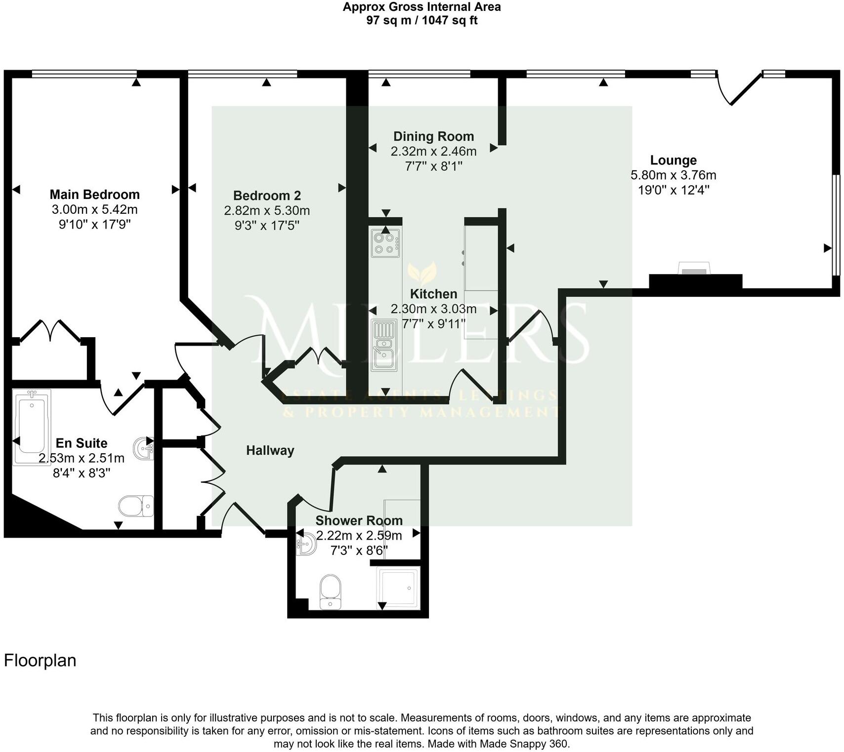 Colne Road, Cromer, NR27 floorplan