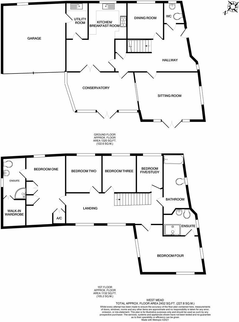 West Mead, Bridport floorplan