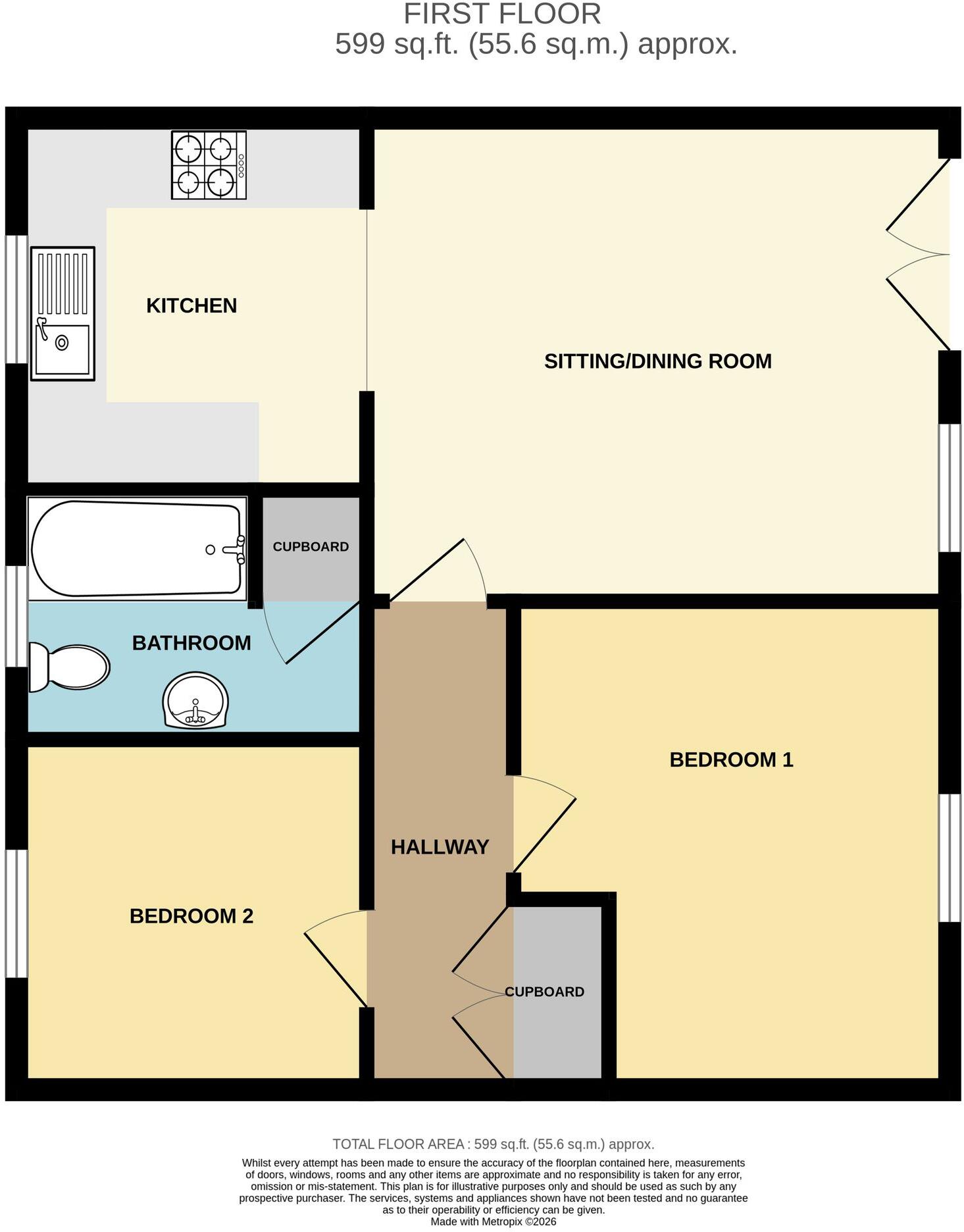 Riverside Close, Bridgwater, TA6 floorplan
