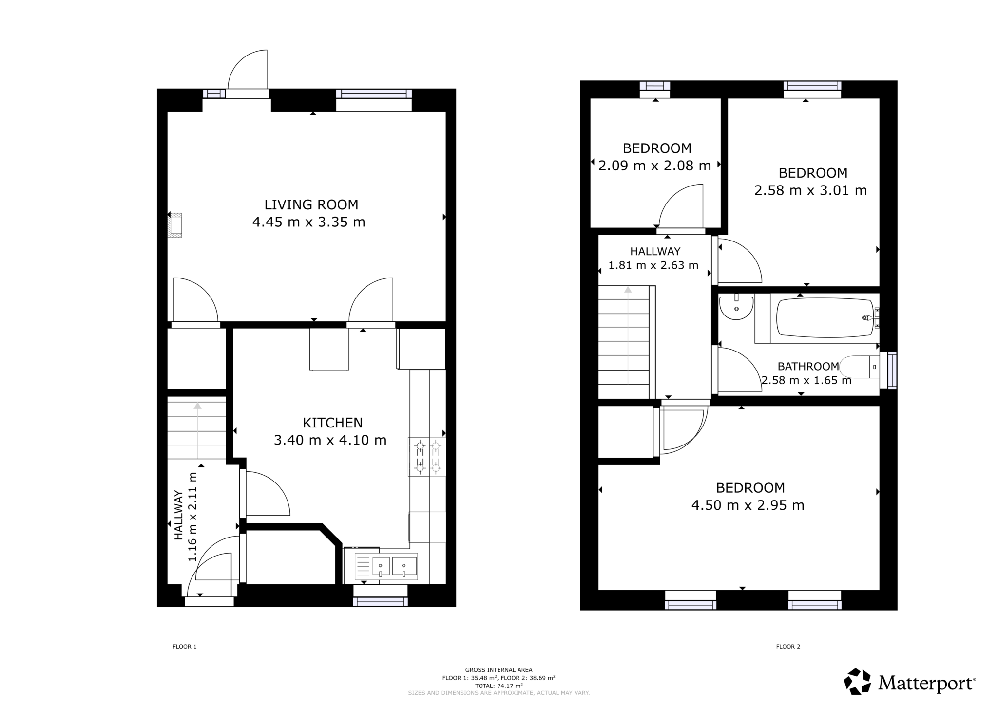 Meadowfield, Burnhope floorplan