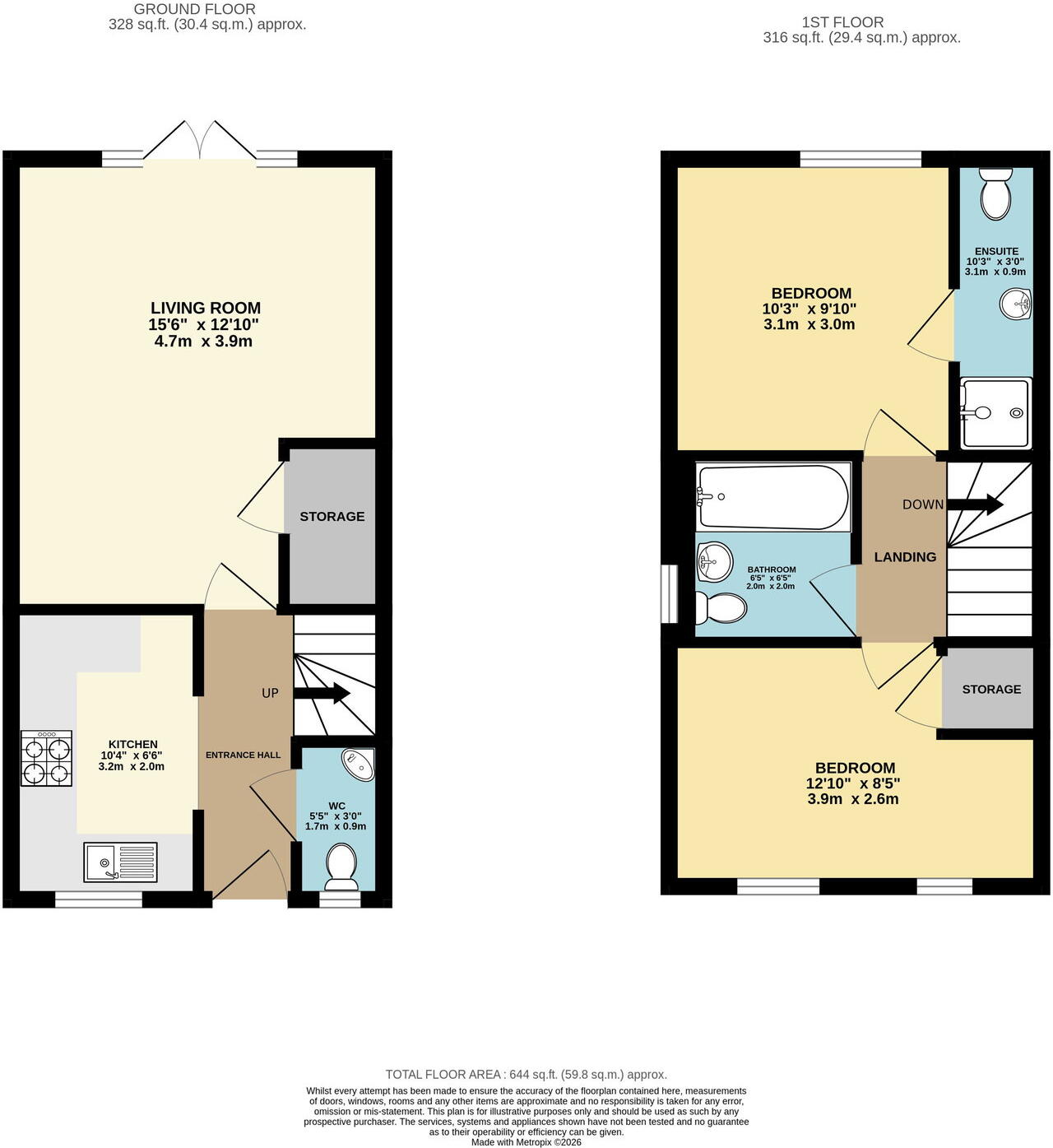 Atkinson Close, Whiteley, Fareham, PO15 floorplan