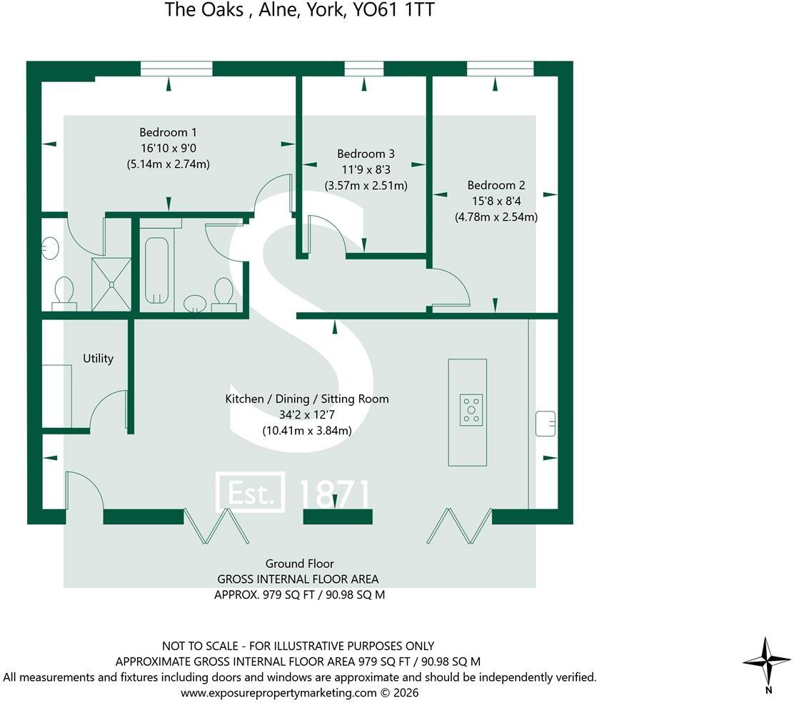 Forest Lane, Alne, York floorplan