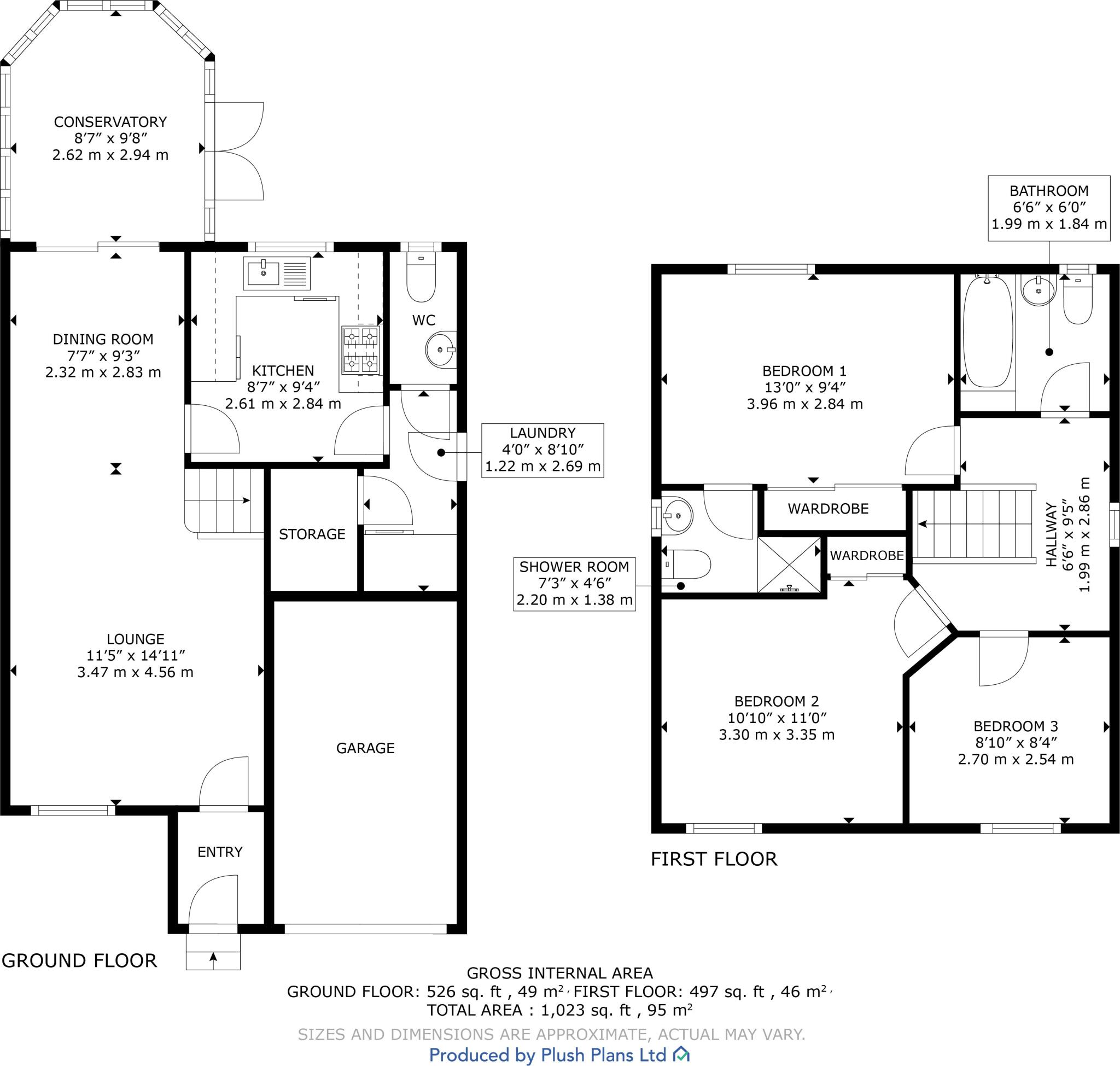 6 Weavers Lane, Glassford, Strathaven, ML10 6FP floorplan