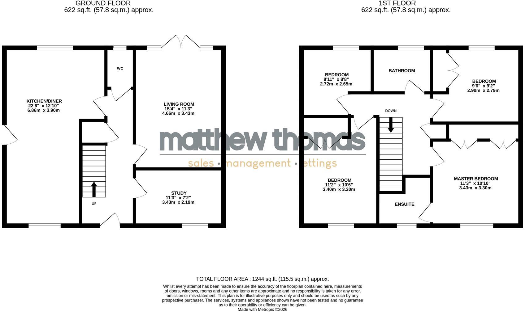 Poppyfields, Marehay, Ripley floorplan