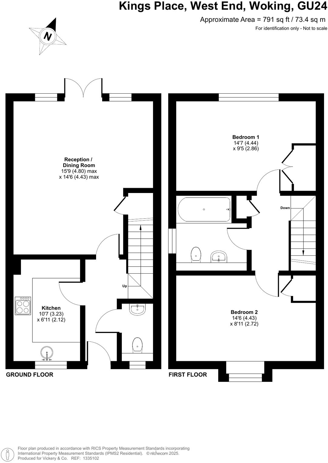 Kings Place, West End, Woking, Surrey, GU24 floorplan