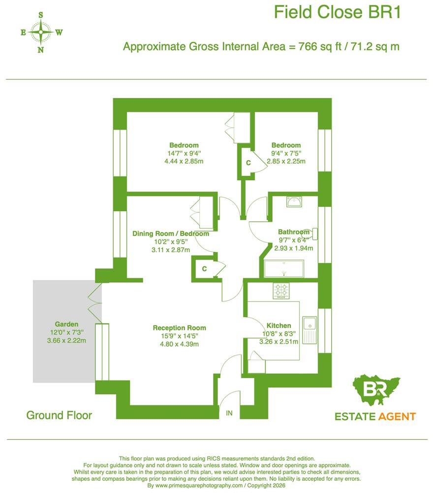 Field Close, Bromley floorplan