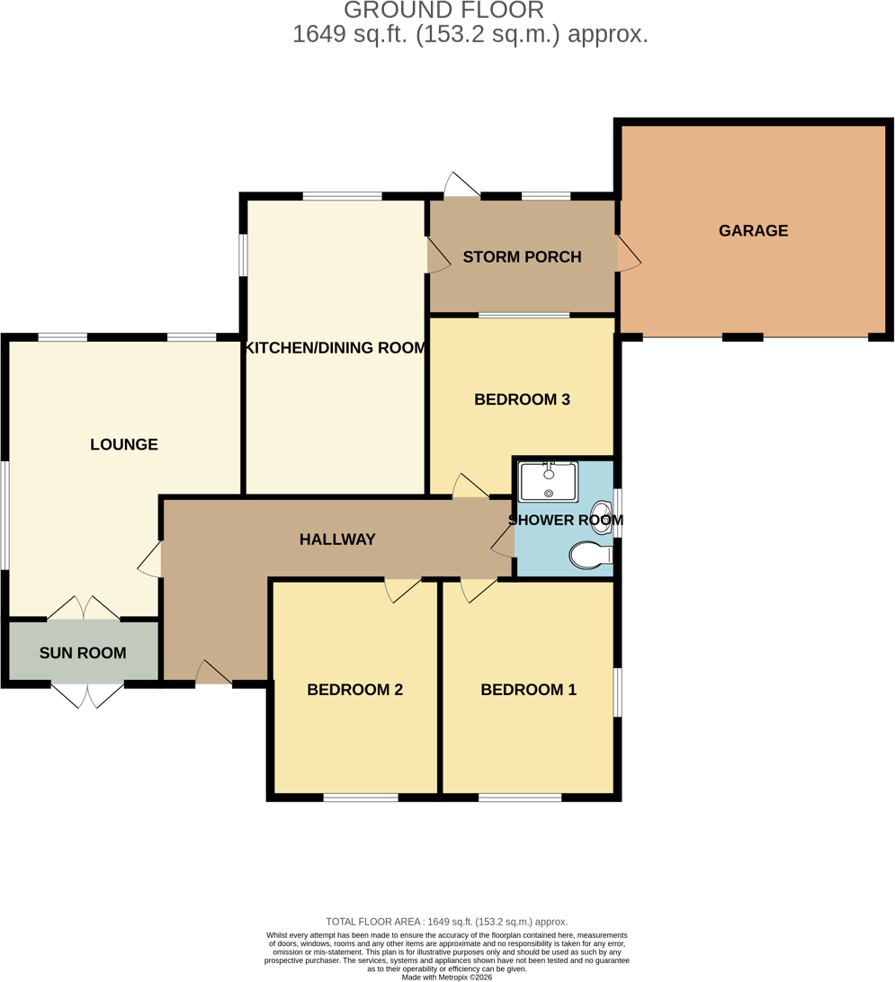 Hooton Road, Hooton, Ellesmere Port, Cheshire, CH66 floorplan