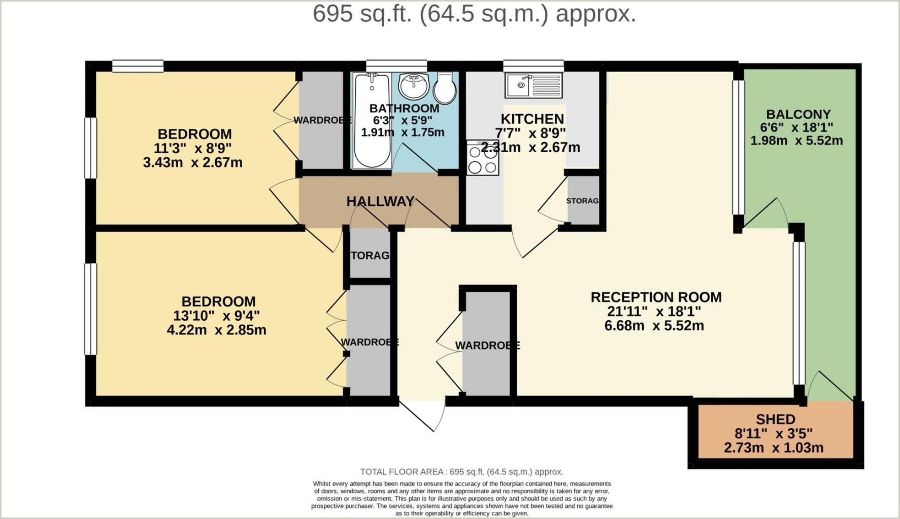 20 fairacre, 20 fairacre, new malden, KT3 3BS floorplan