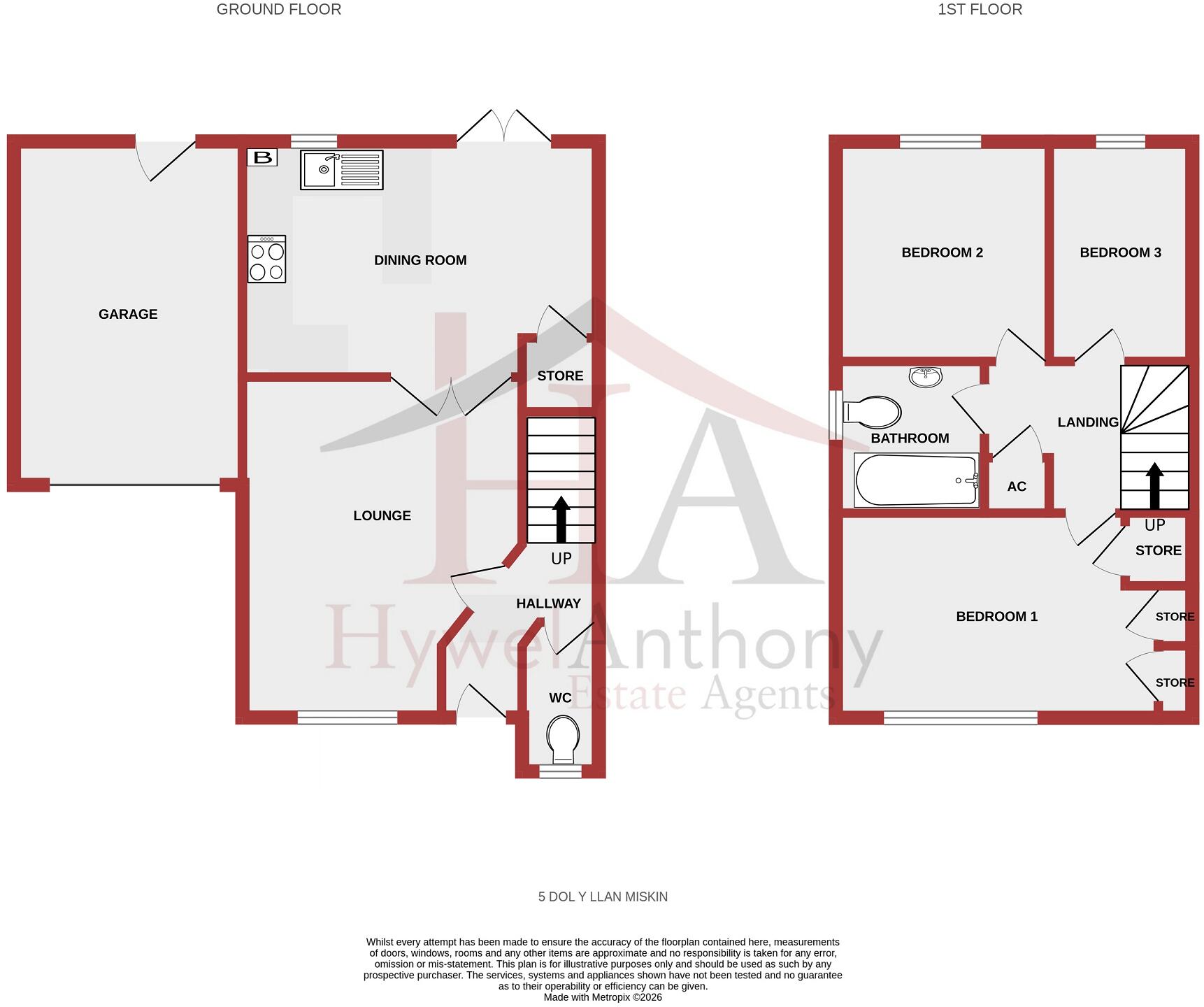Dol Y Llan, Miskin, Pontyclun, Rhondda Cynon Taff. CF72 8RY floorplan