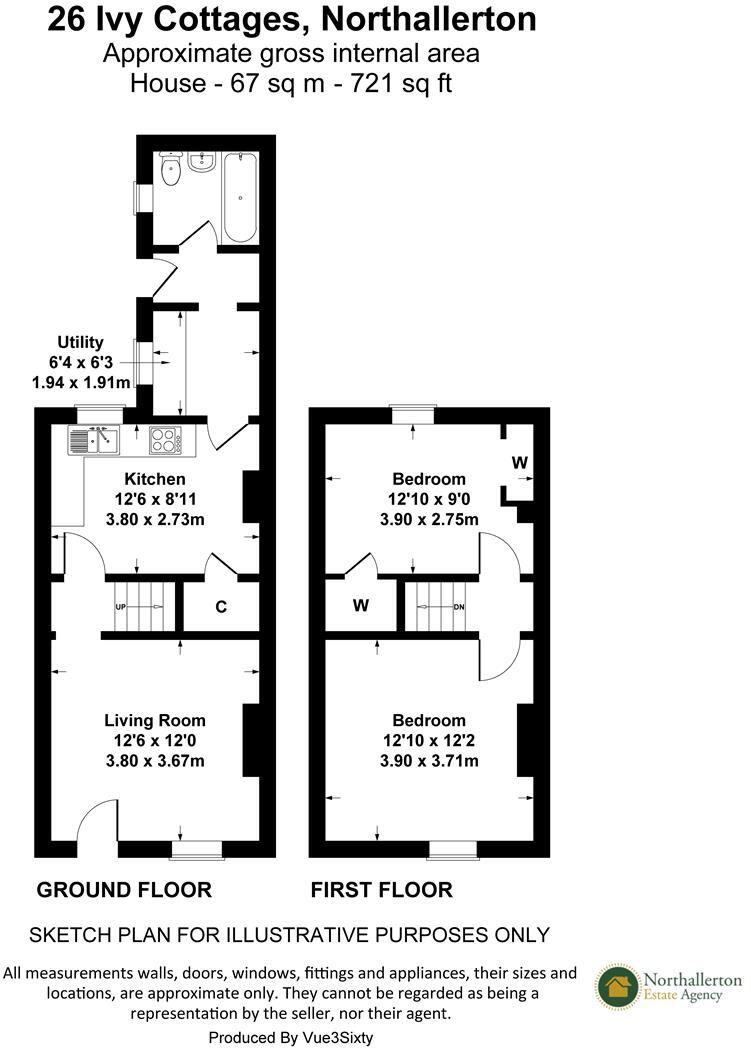 26 Ivy Cottages, Northallerton floorplan