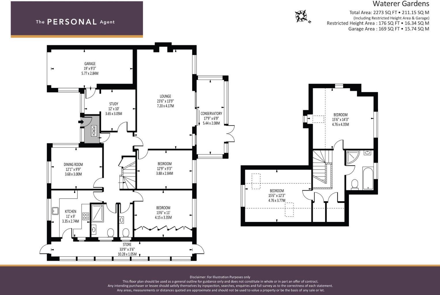 Waterer Gardens, Burgh Heath, Tadworth floorplan