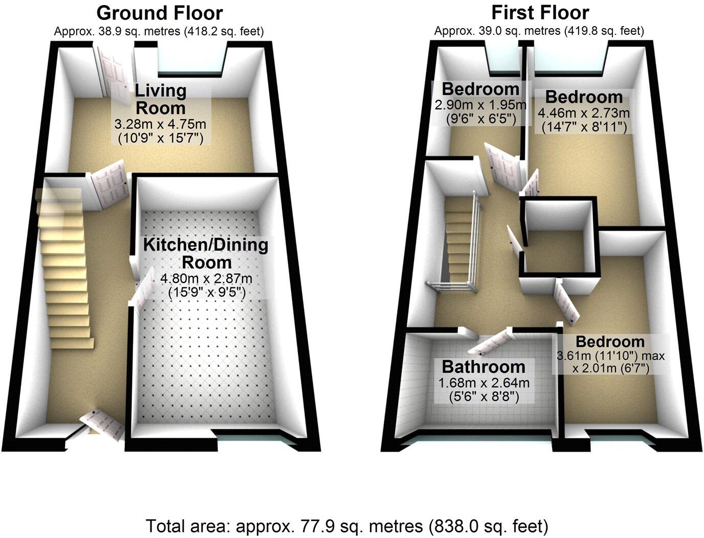 Assheton Road, Shaw, Oldham, Greater Manchester, OL2 floorplan