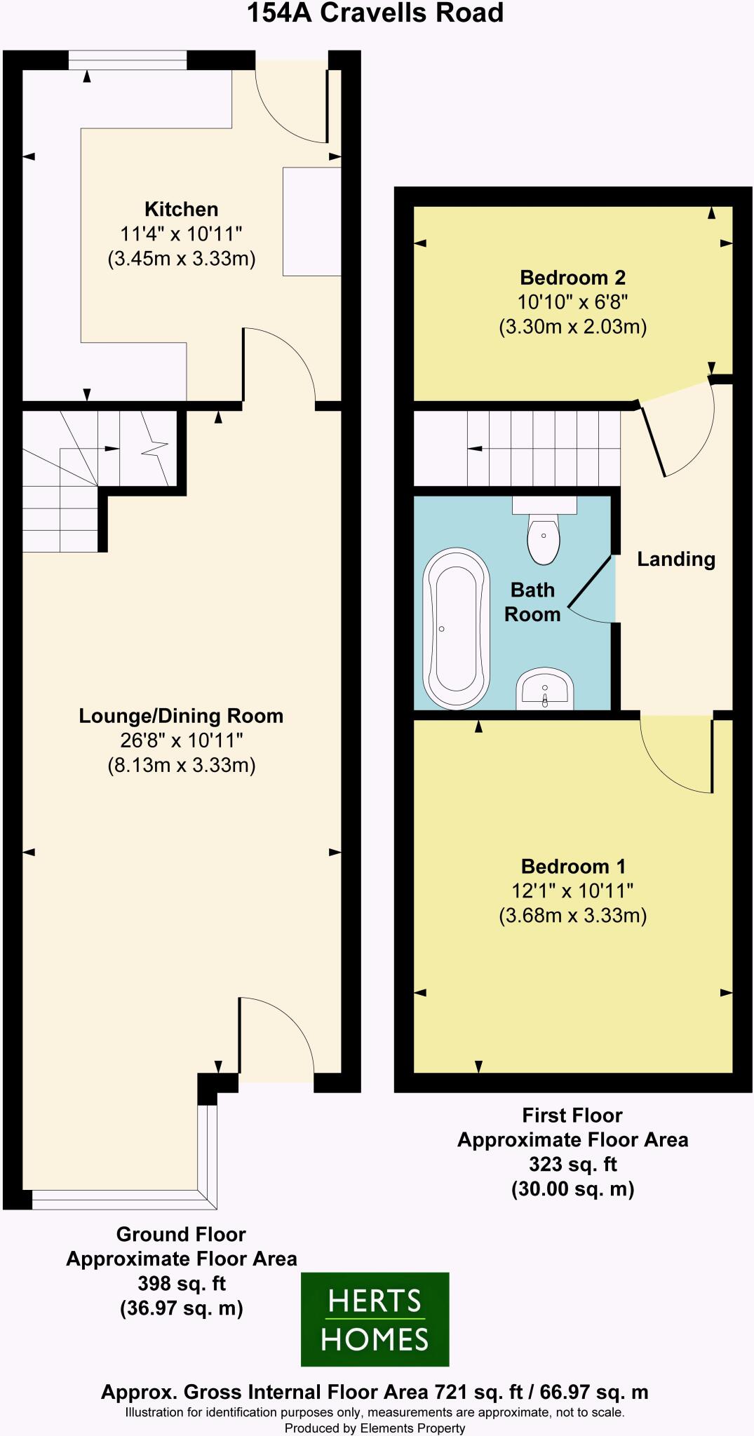 Cravells Road, Harpenden floorplan
