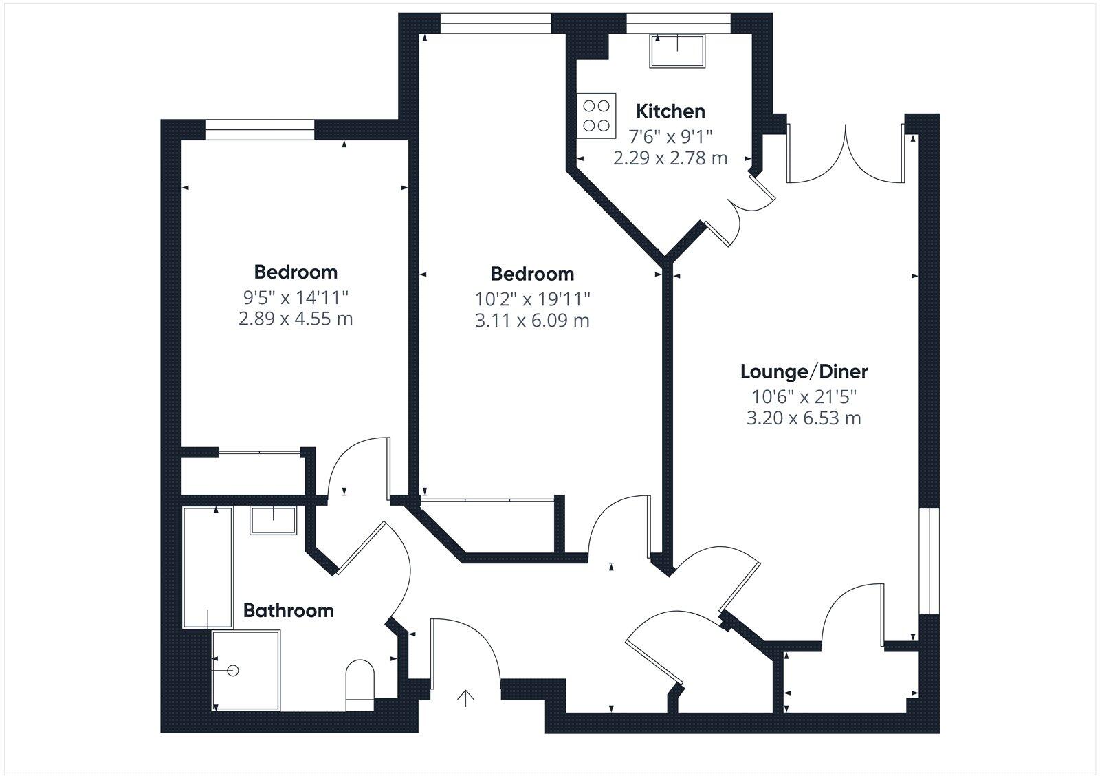 Wortley Road, Highcliffe, Christchurch, Dorset, BH23 floorplan