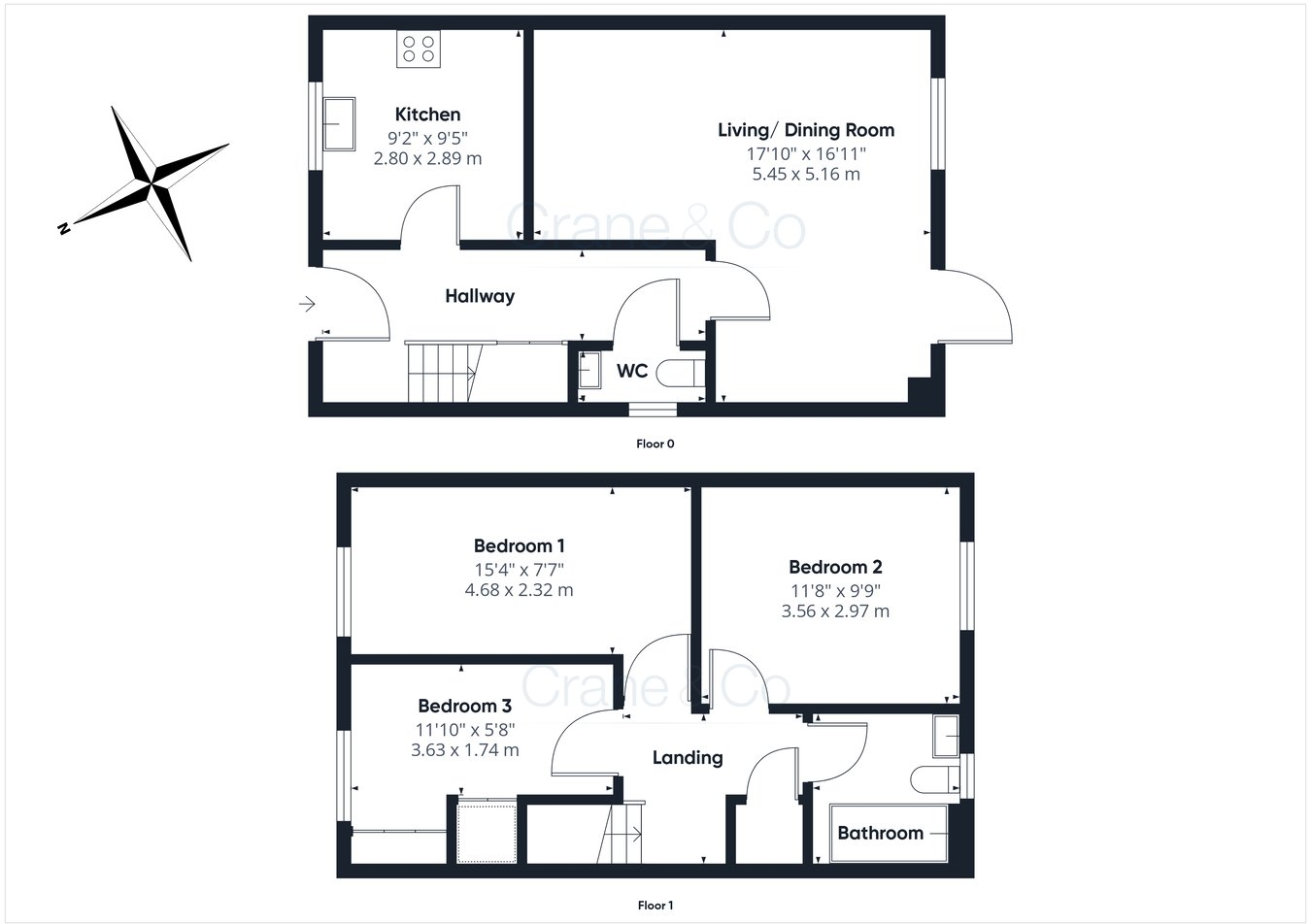 Goldring Avenue, Hellingly, BN27 floorplan
