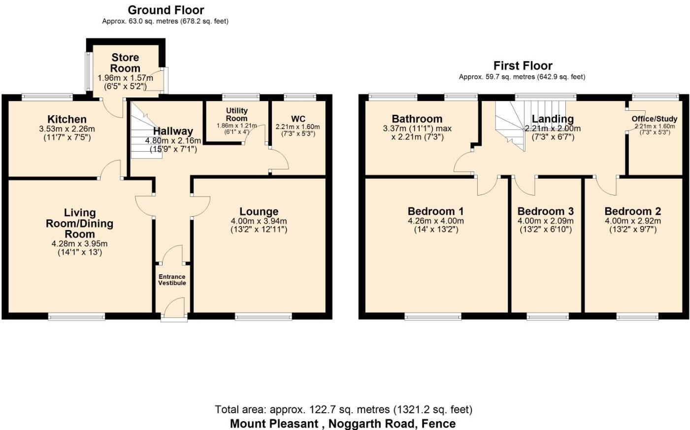 Noggarth Road, Fence, Burnley floorplan