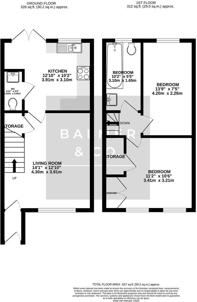 Crompton Way, Lowton, WA3 floorplan