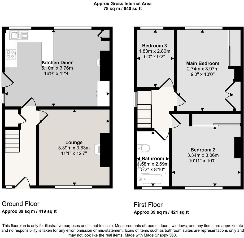 Haythorns Avenue, Silsden floorplan