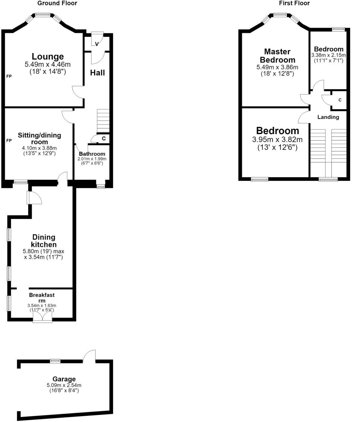53 Prestwick Road, Ayr, KA8 8LF floorplan