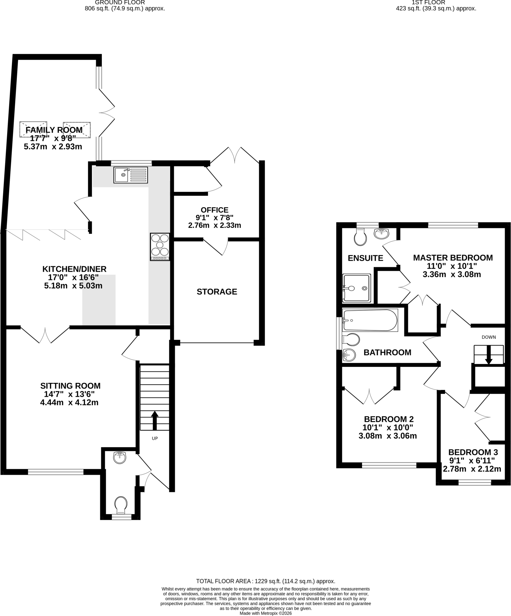 Claremont Crescent, Newbury, RG14 floorplan